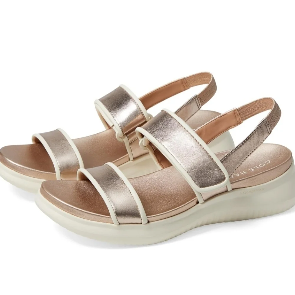 Cole Haan Zerogrand Women's Meritt Rose Gold Sport Sandals Size 9B